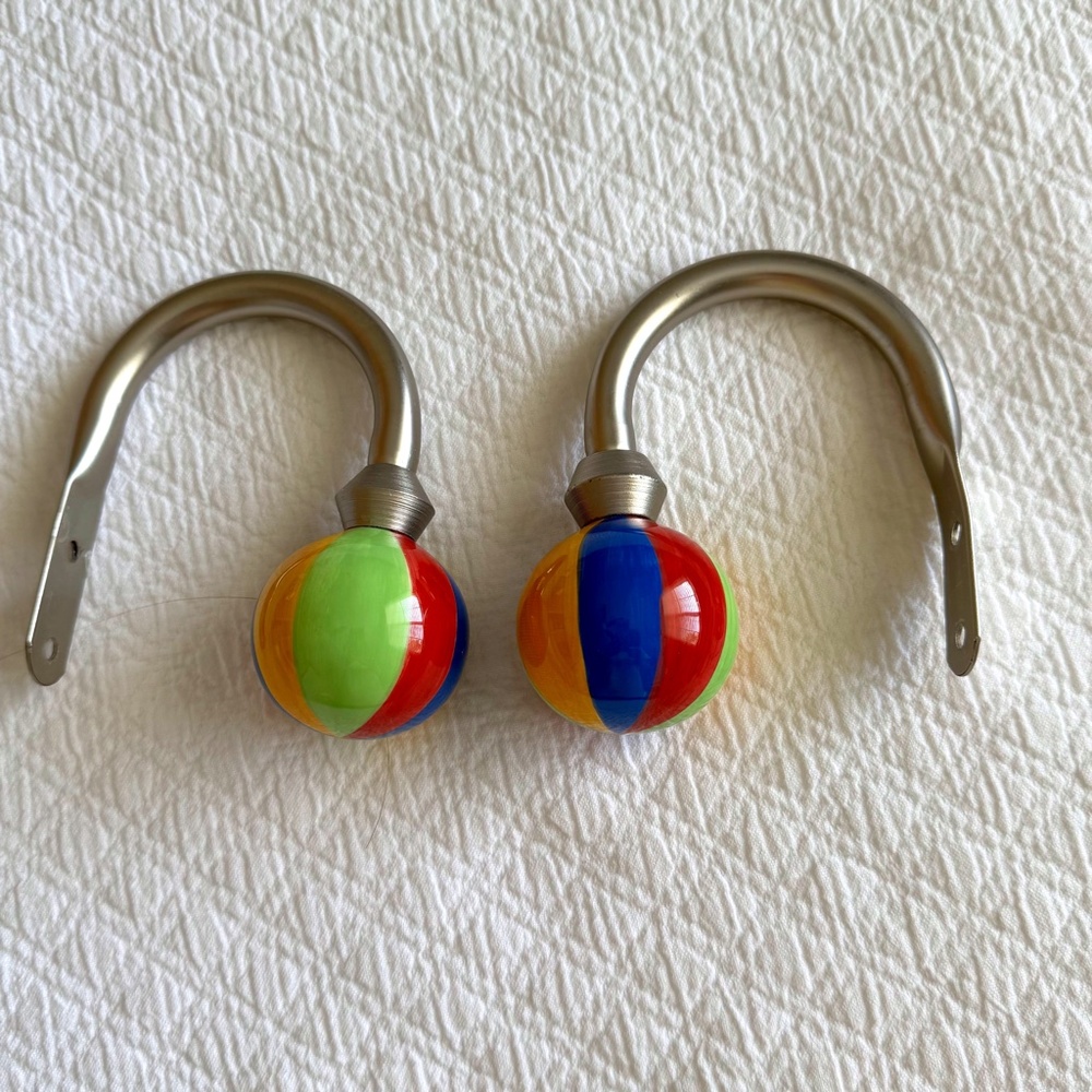 Pottery Barn Kids ceramic ball curtain tie back